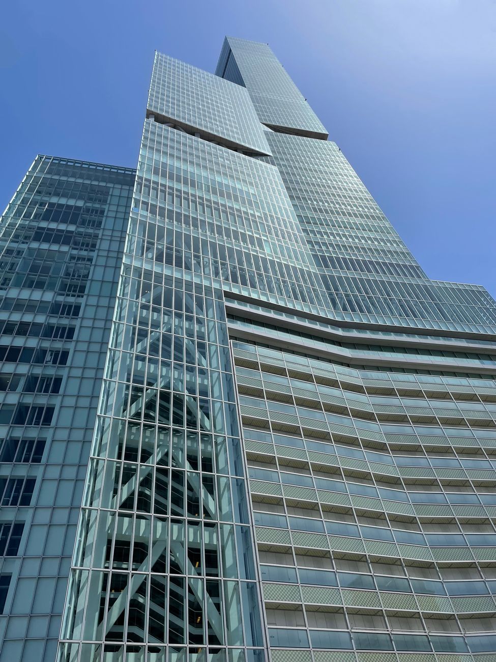 Modern professional financial district Osaka